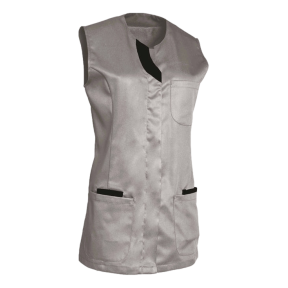 Tunique femme sans manches Lila Gris et noir - SNV