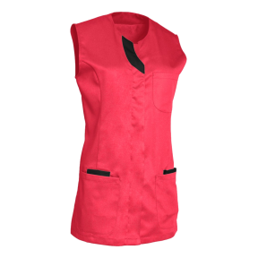 Tunique femme sans manches Lila Rose et noir - SNV