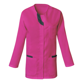 Damentunika Lila mit verstellbaren Ärmeln Rosa und Schwarz - SNV