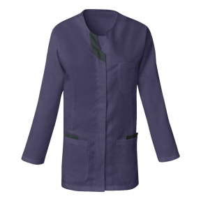 Tunique femme manches réglables Lila Bleu shadow et noir - SNV