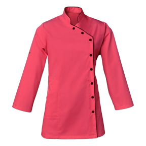 Tunique femme manches réglables Odile Fuchsia et noir - SNV