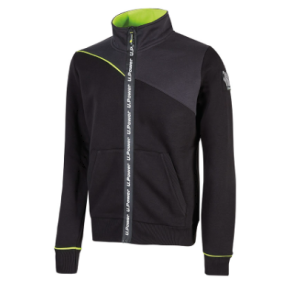 Bluza z zamkiem wodoodporna Uranus Black Carbon - U Power