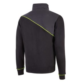 Wasserdichte Zip-Sweatjacke Uranus Black Carbon - U Power