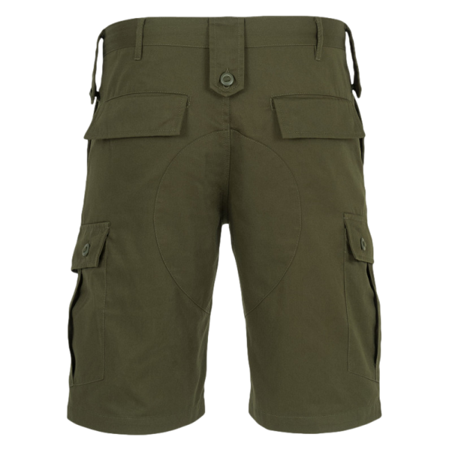 Bermuda multipoches homme Elite vert OD - Highlander
