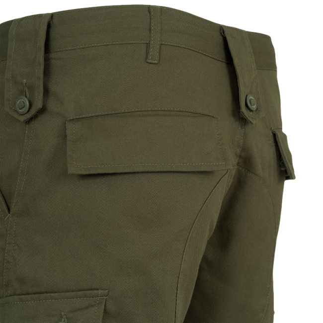 Bermuda multipoches homme Elite vert OD - Highlander