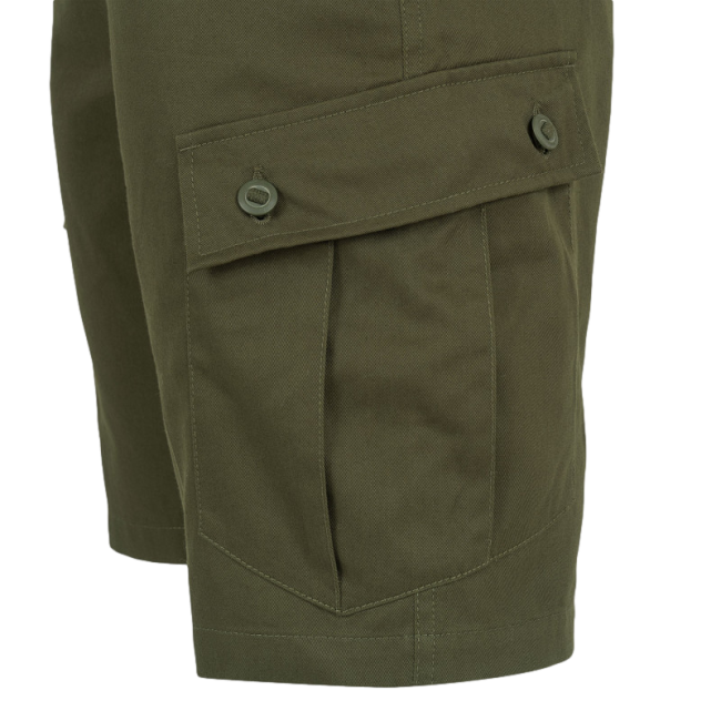 Bermuda multipoches homme Elite vert OD - Highlander