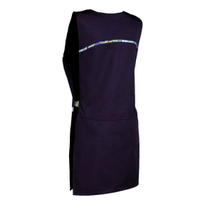 Damen-Überkleid Camille Marineblau mit blauen Blumenmuster - SNV