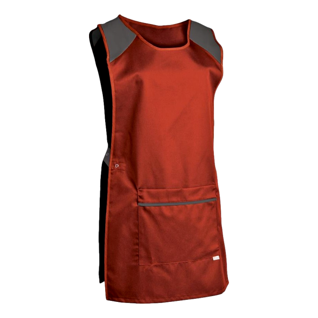 Chasuble femme Eloise Hibiscus et gris - SNV