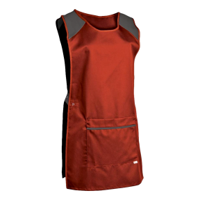 Damen-Überkleid Eloise Hibiskus und Grau - SNV