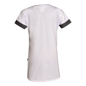 Tunique femme manches courtes Berny Blanc et gris - SNV