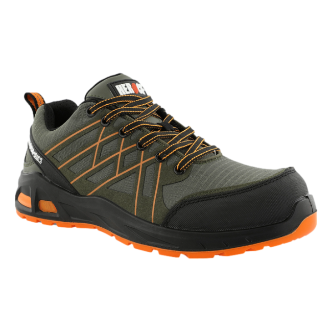 Niskie buty robocze Varro S1P Ciemne khaki - Herock