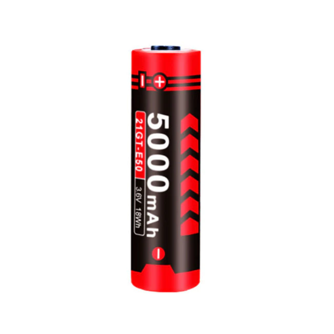 Batterie 21700 5000mAh 21GT E50 pour lampe XT21C, E3 et GL4 - Klarus