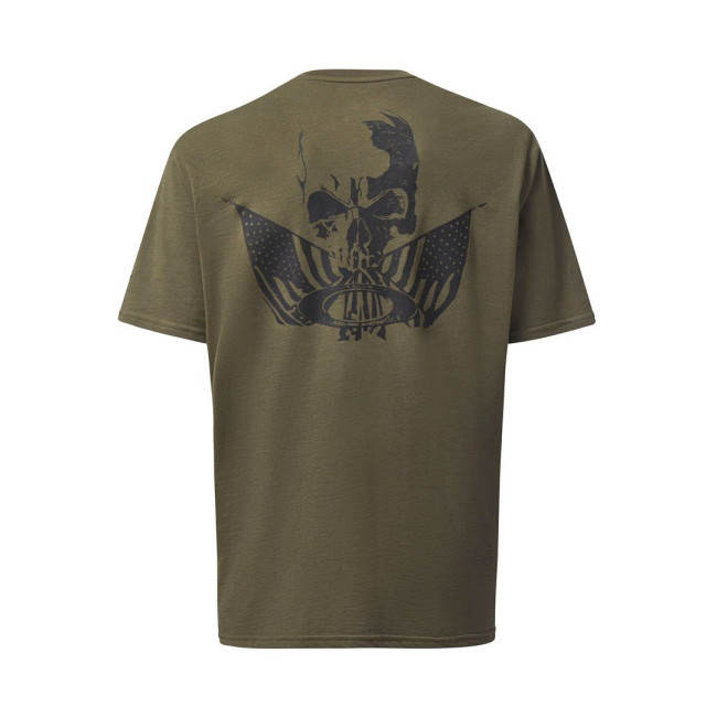 T-shirt met "Brave" motief Olijf - Oakley