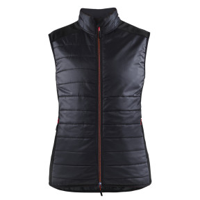 Gilet doublé femme Noir/Rouge - Blaklader