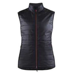 Gilet doublé femme Noir/Rouge - Blaklader