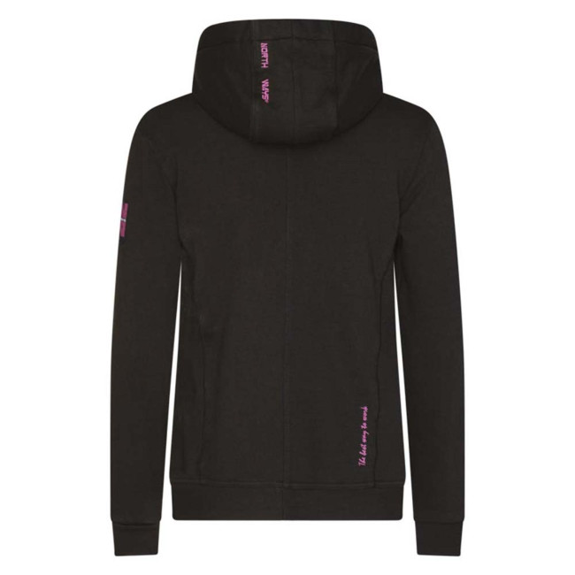 Gilet de travail femme ZANA noir fushia - North Ways
