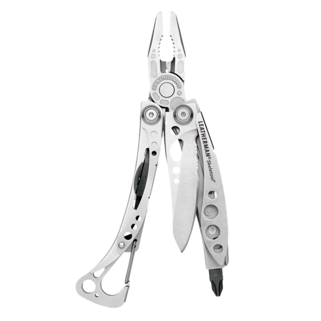Szczypce wielofunkcyjne Skeletool 7 narzędzi szaro-stalowe - Leatherman