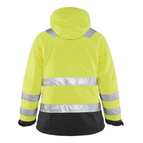Gefütterte Warnschutzjacke für Damen gelb/schwarz - Blaklader