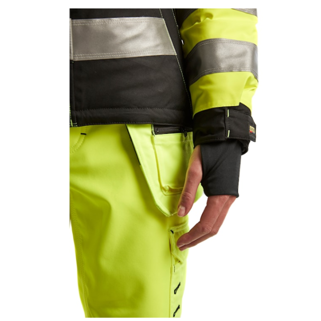 Veste doublée haute visibilité femme jaune/noir - Blaklader