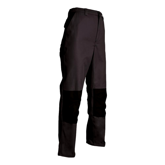 Pantalon de travail homme Leon Gris convoy et noir - SNV