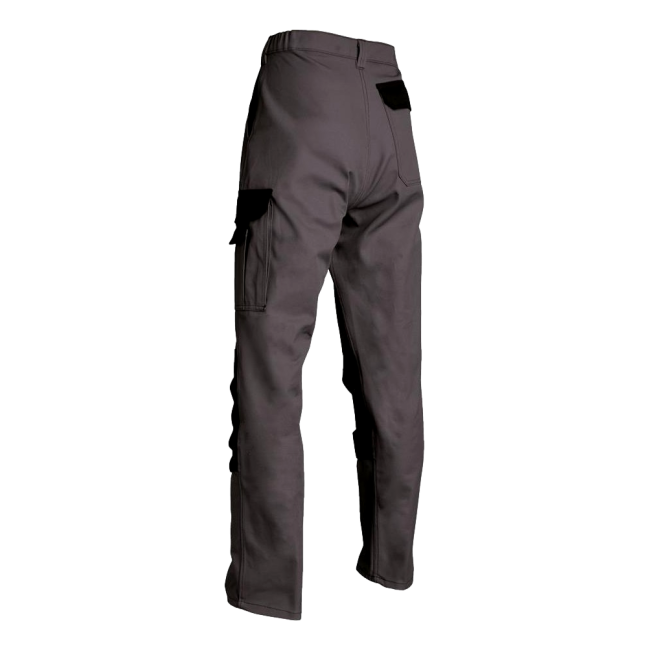 Pantalon de travail homme Leon Gris mole et noir - SNV