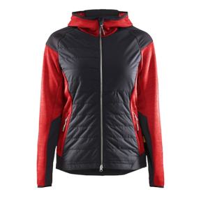 Veste hybride femme Rouge/Noir - Blaklader