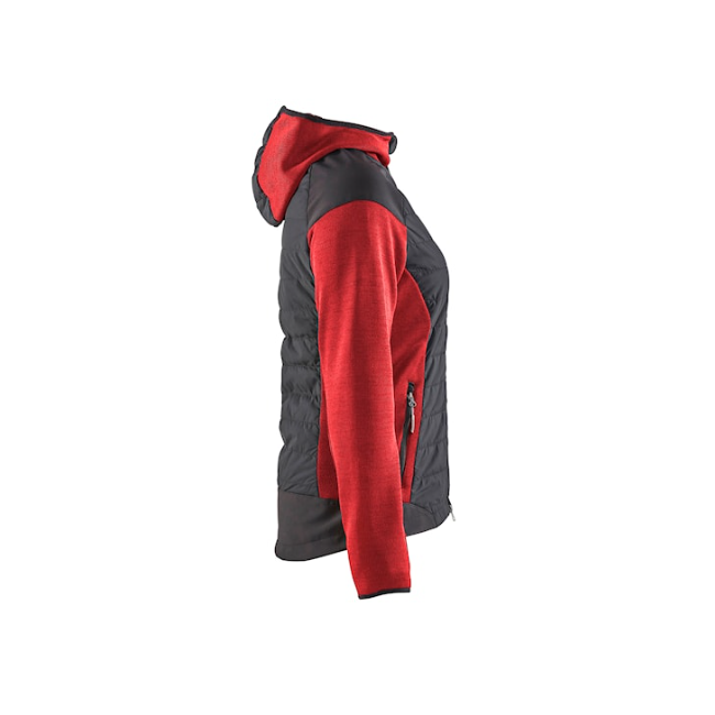 Damen Hybridjacke Rot/Schwarz - Blaklader