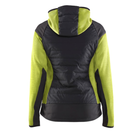 Hybride jas dames Fluorgeel/Zwart - Blaklader