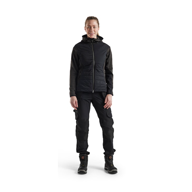 Hybride jas dames Donkergrijs/Zwart - Blaklader