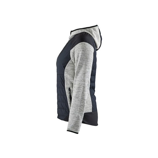Veste hybride femme Gris Chiné/Noir - Blaklader
