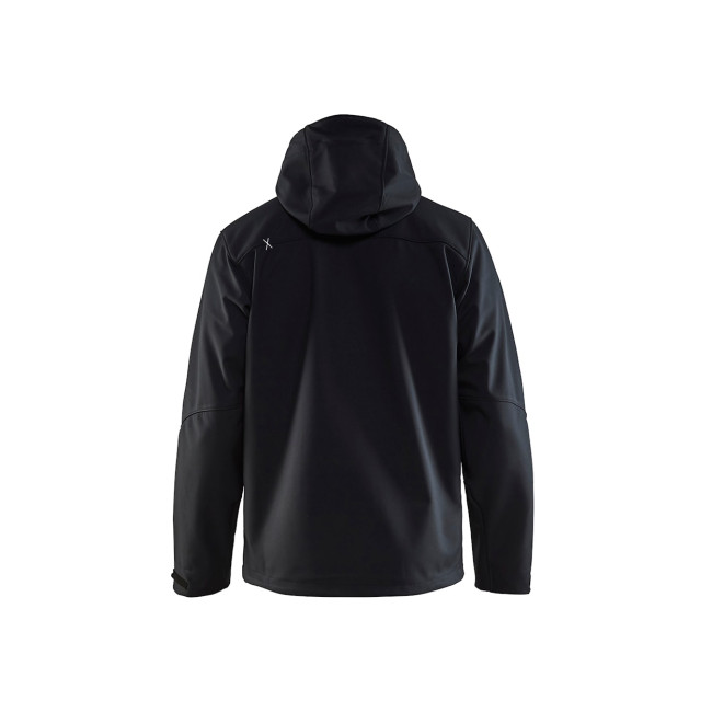 Kurtka Softshell z Kapturem Czarna/Szara - Blaklader