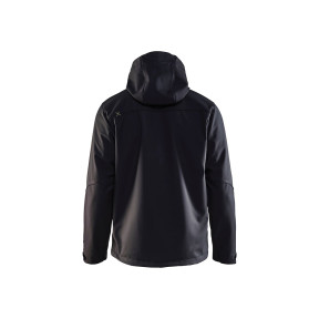Veste Softshell à capuche Noir/Jaune - Blaklader