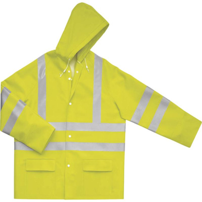 Kurtka przeciwdeszczowa HV żółta fluo - Delta plus