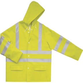 Veste de pluie HV jaune fluo - Delta plus