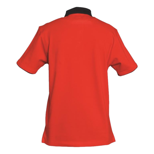 Herren Poloshirt Sasha 100% Baumwolle Rot und Marine - SNV