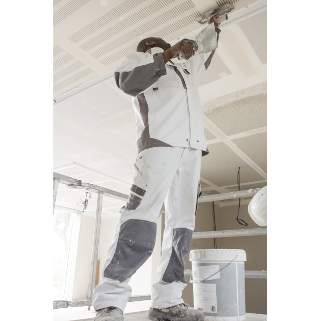 BROEK GEN WHITE AND PRO WIT/GRIJS - MOLINEL
