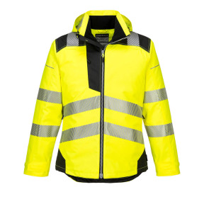 PARKA HV PW3JAUNE NOIR - PORTWEST