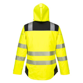 PARKA HV PW3JAUNE NOIR - PORTWEST