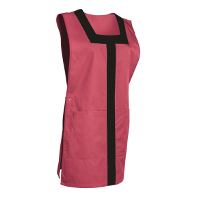Chasuble femme Delphine Rose et noir - SNV