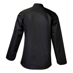 Herren-Kochjacke Langarm Raphi Schwarz und Grau - SNV