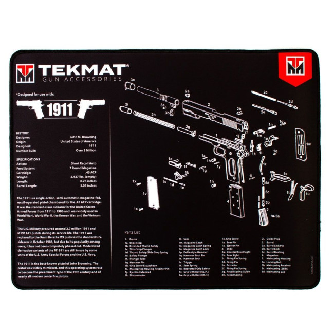 MATA DO DEMONTAŻU ULTRA 20 PISTOLETU 1911 38X50cm - Tekmat