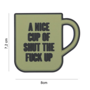 Patch 3D PVC A nice cup green - 101 Inc
