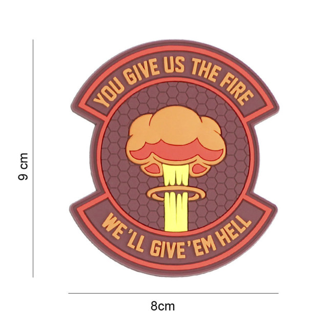 3D PVC Patch We give 'em hell - 101 Inc