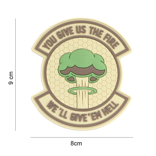 Patch 3D PVC We give 'em hell - 101 Inc