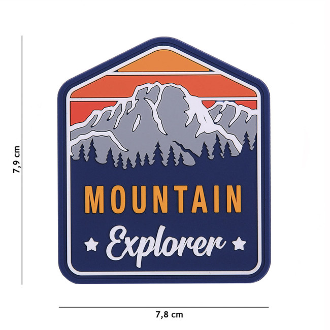 3D PVC Patch Mountain Explorer - 101 Inc