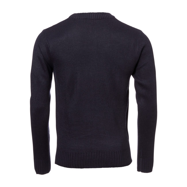 Sweter wojskowy granatowy - Brandit