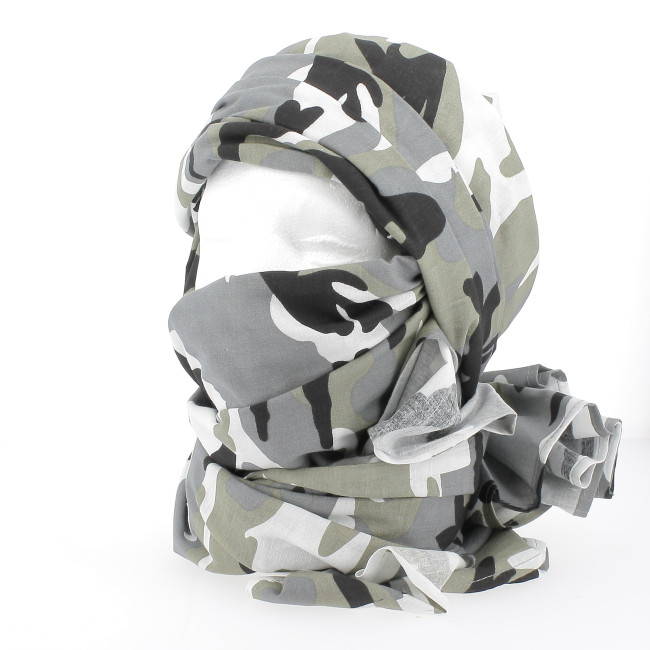 Shemagh stedelijke camouflage grijs - CityGuard