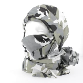 Chèche camouflage urbain gris - CityGuard