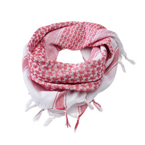 Écharpe shemag rouge/blanc - Brandit
