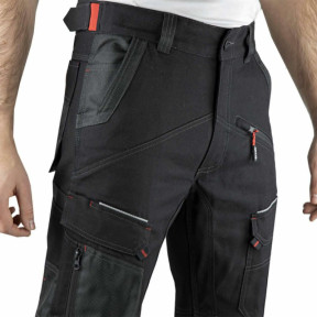 Pantalon multipoches CORTEX Noir - LMA
